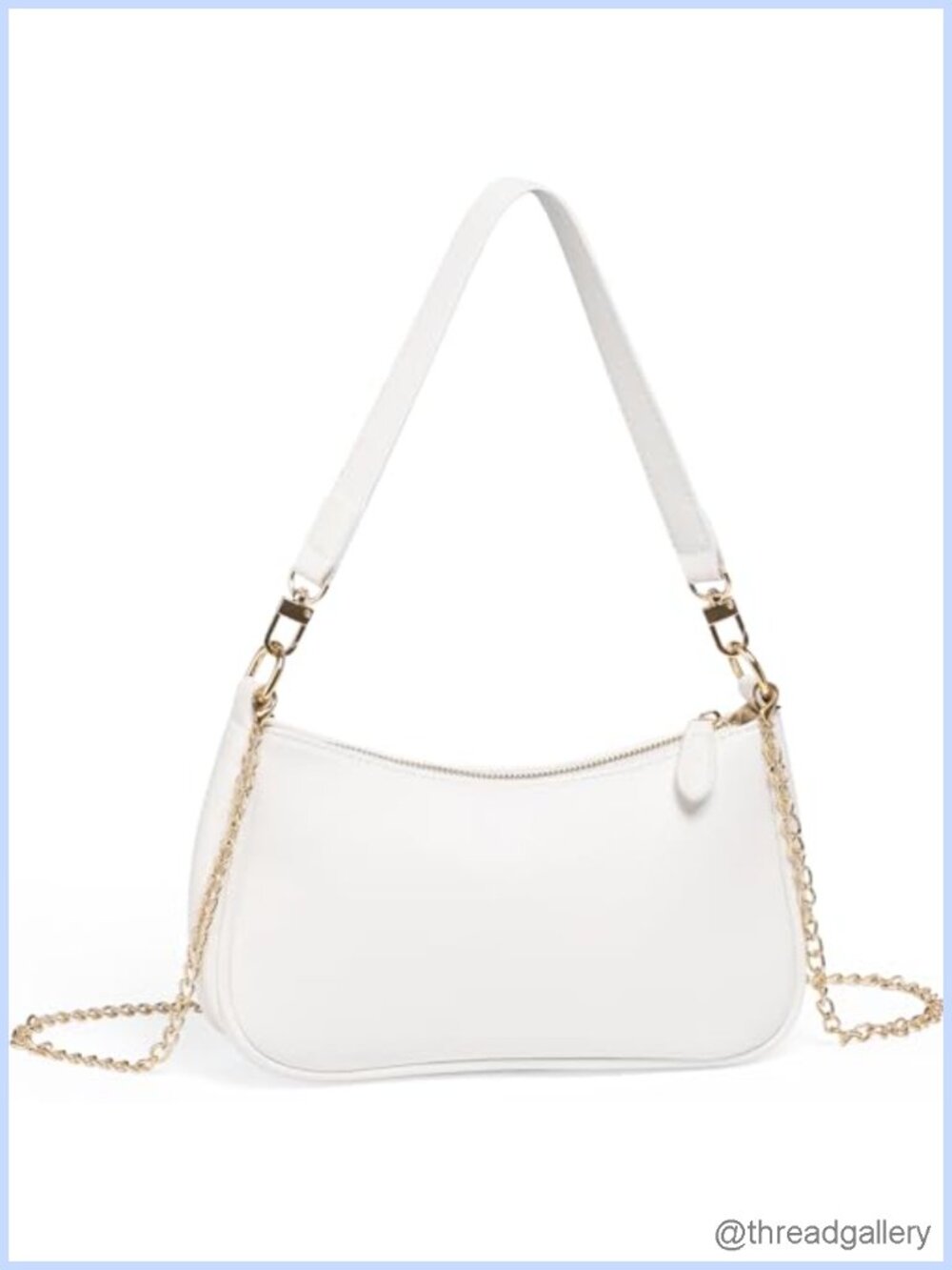 Vegan Leather Clutch Tote Shoulder Crossbody Hobo Bag